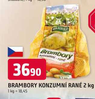 BRAMBORY KONZUMNÍ RANÉ 2 kg