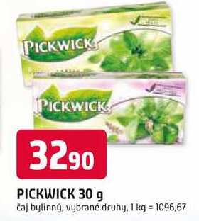 PICKWICK 30 g čaj bylinný, vybrané druhy
