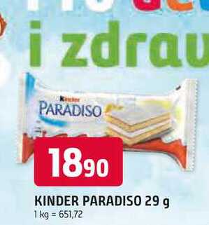 KINDER PARADISO 29 g