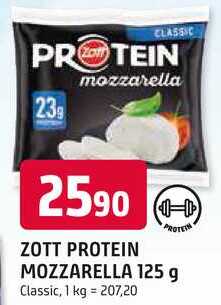 ZOTT PROTEIN MOZZARELLA 125 g
