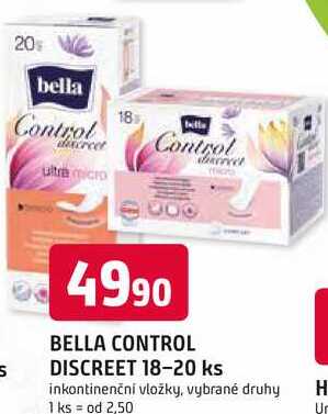 DISCREET 18-20 ks inkontinenční vložky, vybrané druhy