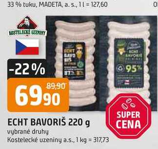 ECHT BAVORIŠ 220 g