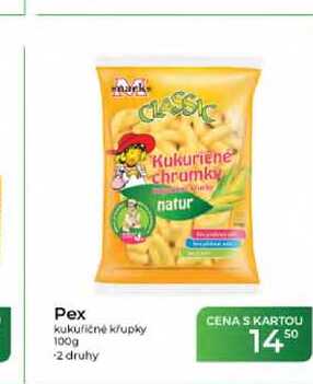Pex kukuričné křupky 100g