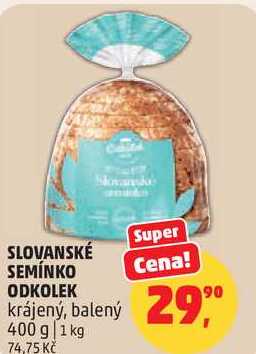 SLOVANSKÉ SEMÍNKO ODKOLEK krájený, balený, 400 g