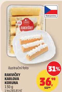 RAKVIČKY KARLOVA KORUNA, 130 g 