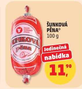 ŠUNKOVÁ PĚNA, 100 g