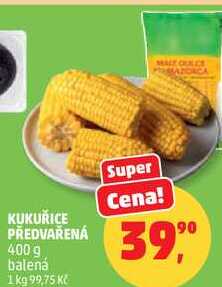 KUKUŘICE PŘEDVAŘENÁ, 400 g   