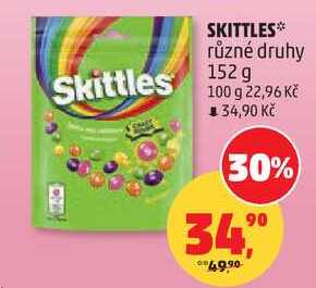 SKITTLES různé druhy, 152 g