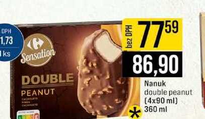 Nanuk double peanut 4x90 ml 360 ml
