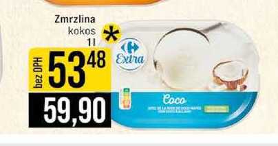 Zmrzlina kokos 1l