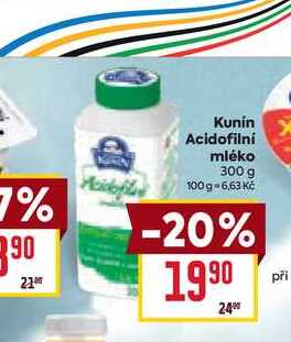 Kunín Acidofilní mléko 300 g
