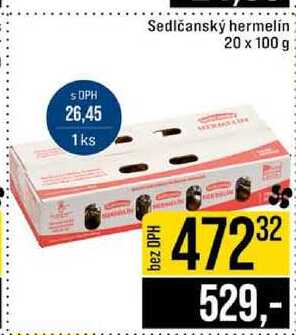 Sedlčanský hermelín 20 x 100 g