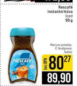Nescafé instantní káva Iced 95g