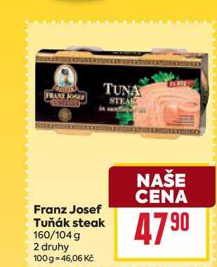 Franz Josef Tuňák steak 160/104 g 