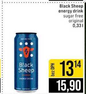 Black Sheep energy drink sugar free original 0,33l