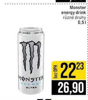 Monster energy drink různé druhy 0,5l