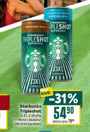 Starbucks Tripleshot 0,3l