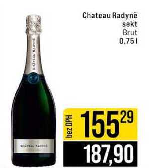 Chateau Radyně sekt Brut 0,75l