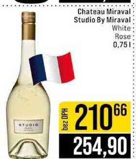 Chateau Miraval Studio By Miraval White Rose 0,75l