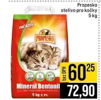 Propesko stelivo pro kočky 5 kg