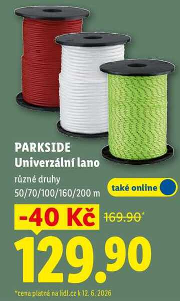 PARKSIDE Univerzální lano