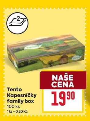 Tento Kapesníčky family box 100 ks 