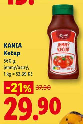 KANIA Kečup, 560 g