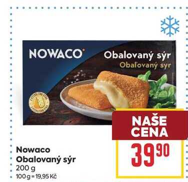 Nowaco Obalovaný sýr 200 g
