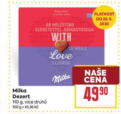 Milka Dezert 110 g