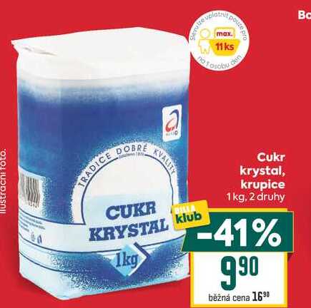 Cukr krystal, krupice 1 kg
