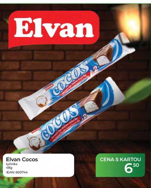 Elvan Cocos tyčinka 48g  