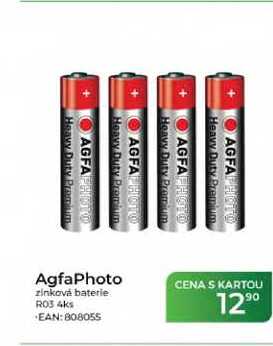 AgfaPhoto zinková baterie R03 4ks 