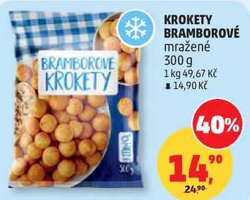 KROKETY BRAMBOROVÉ mražené, 300 g