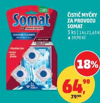 ČISTIČ MYČKY ZA PROVOZU SOMAT, 3 ks