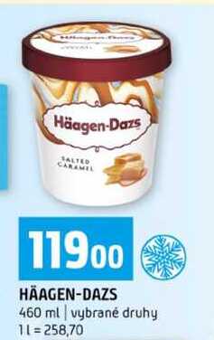 HÄAGEN-DAZS 460 ml vybrané druhy