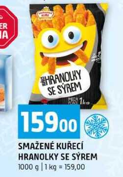 SMAŽENÉ KUŘECÍ HRANOLKY SE SYREM 1000 g