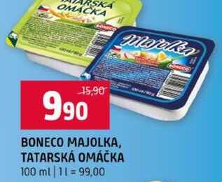 BONECO MAJOLKA, TATARSKÁ OMÁČKA 100 ml