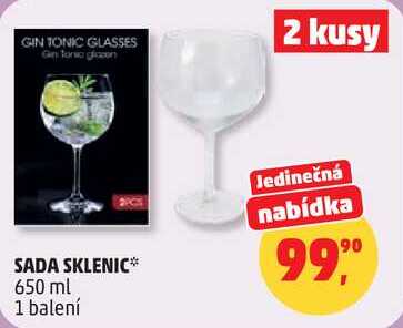 SADA SKLENIC, 650 ml, 1 balení