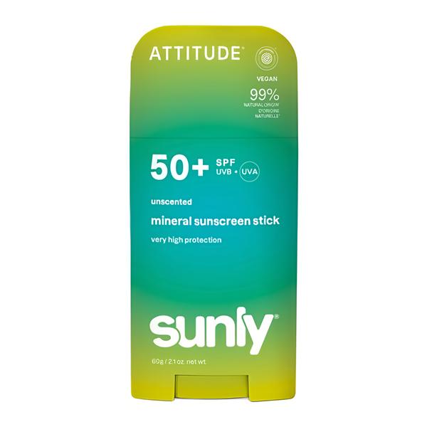 Attitude Minerální opalovací krém Sunly SPF 50 bez vůně