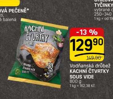 KACHNÍ ČTVRTKY SOUS VIDE 800 g
