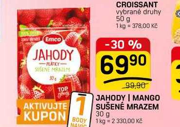 JAHODY | MANGO SUŠENÉ MRAZEM 30 g 