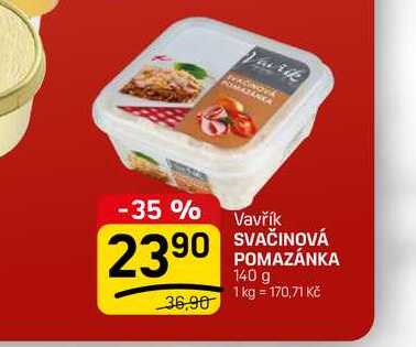 SVAČINOVÁ POMAZÁNKA 140 g
