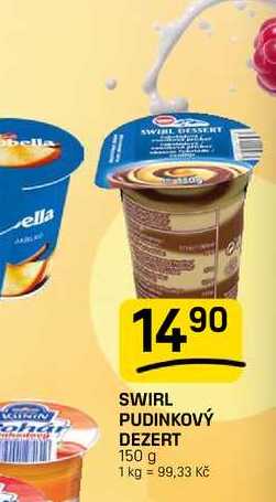SWIRL PUDINKOVÝ DEZERT 150 g