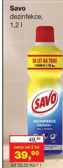 Savo dezinfekce, 1,2 l