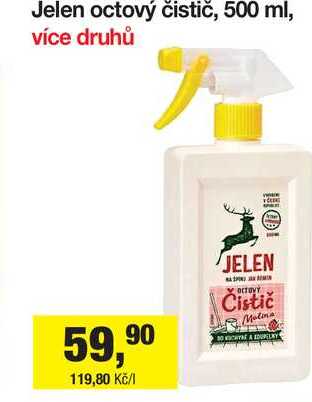 Jelen octový čistič, 500 ml