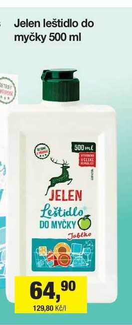 Jelen leštidlo do myčky 500 ml