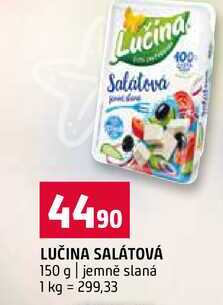 LUČINA SALÁTOVÁ 150 g jemně slaná 