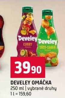 DEVELEY OMÁČKA 250 ml vybrané druhy 