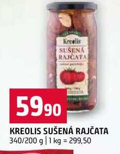 KREOLIS SUŠENÁ RAJČATA 340/200 g