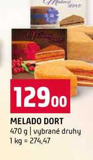 MELADO DORT 470 g vybrané druhy